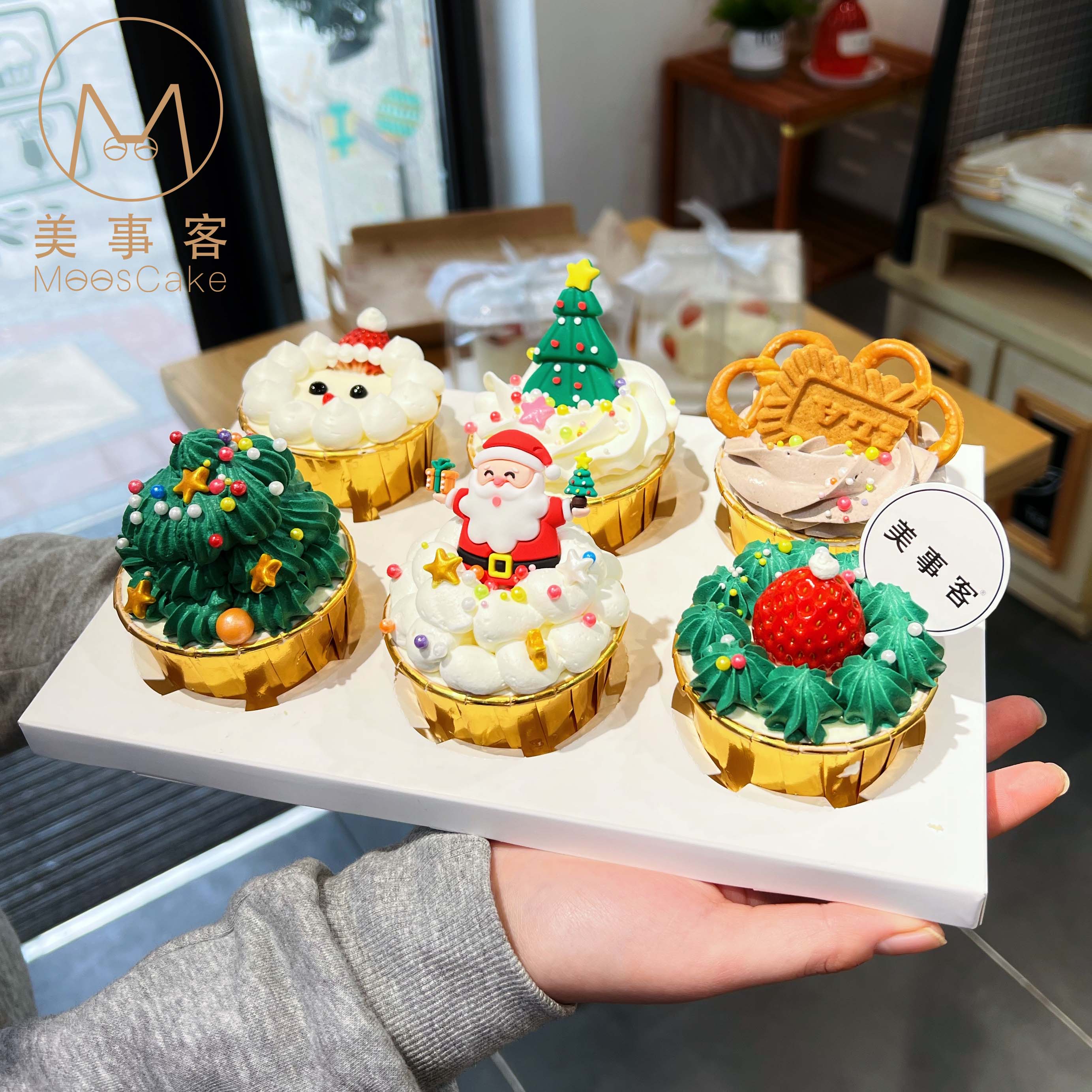 圣诞纸杯蛋糕（6粒装）